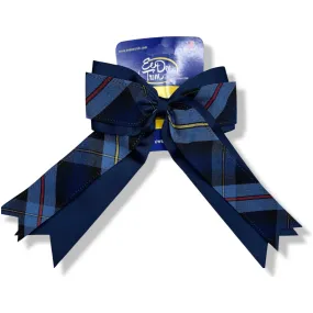 2 Layer Cheer Bow  - Plaid P41