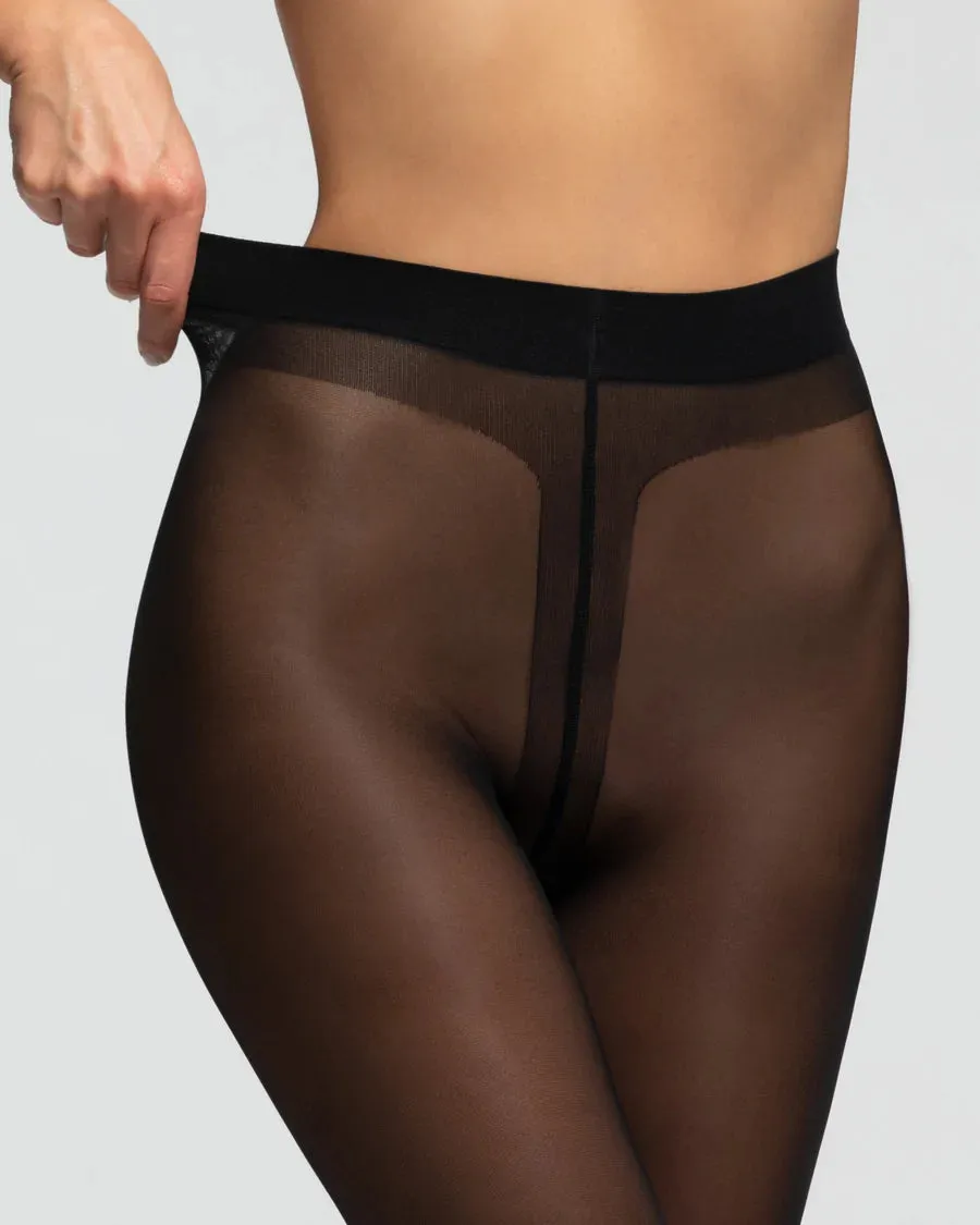 3 Pair of Pantyhose - 40 den - Italian Design