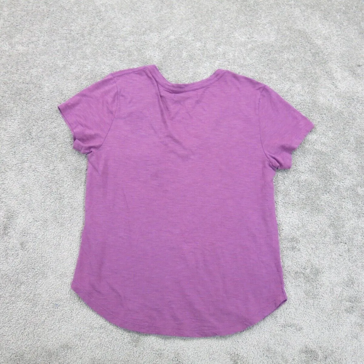 Abercrombie & Fitch Women T Shirt Scoop Neck Short Sleeve Chest Pocket Pink XS