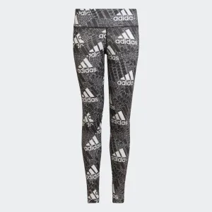 adidas AEROREADY Designed to Move Brand Love Kids Long Leggings