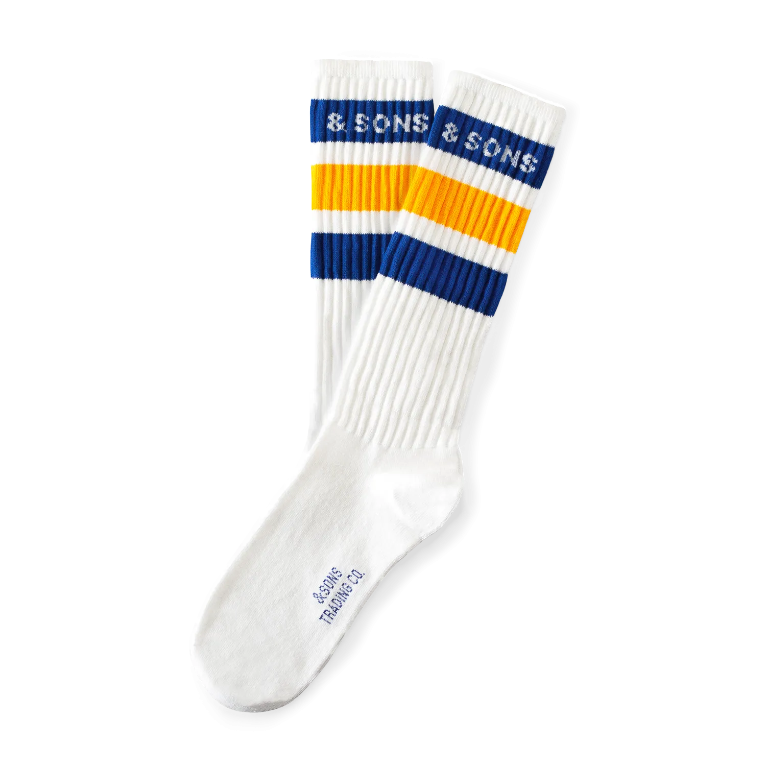 &SONS Baseline Socks White