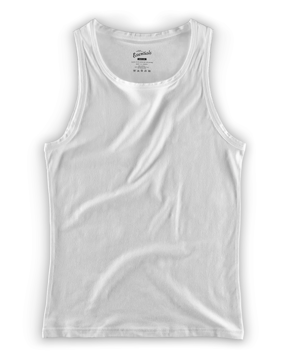 &SONS Essentials Vest White