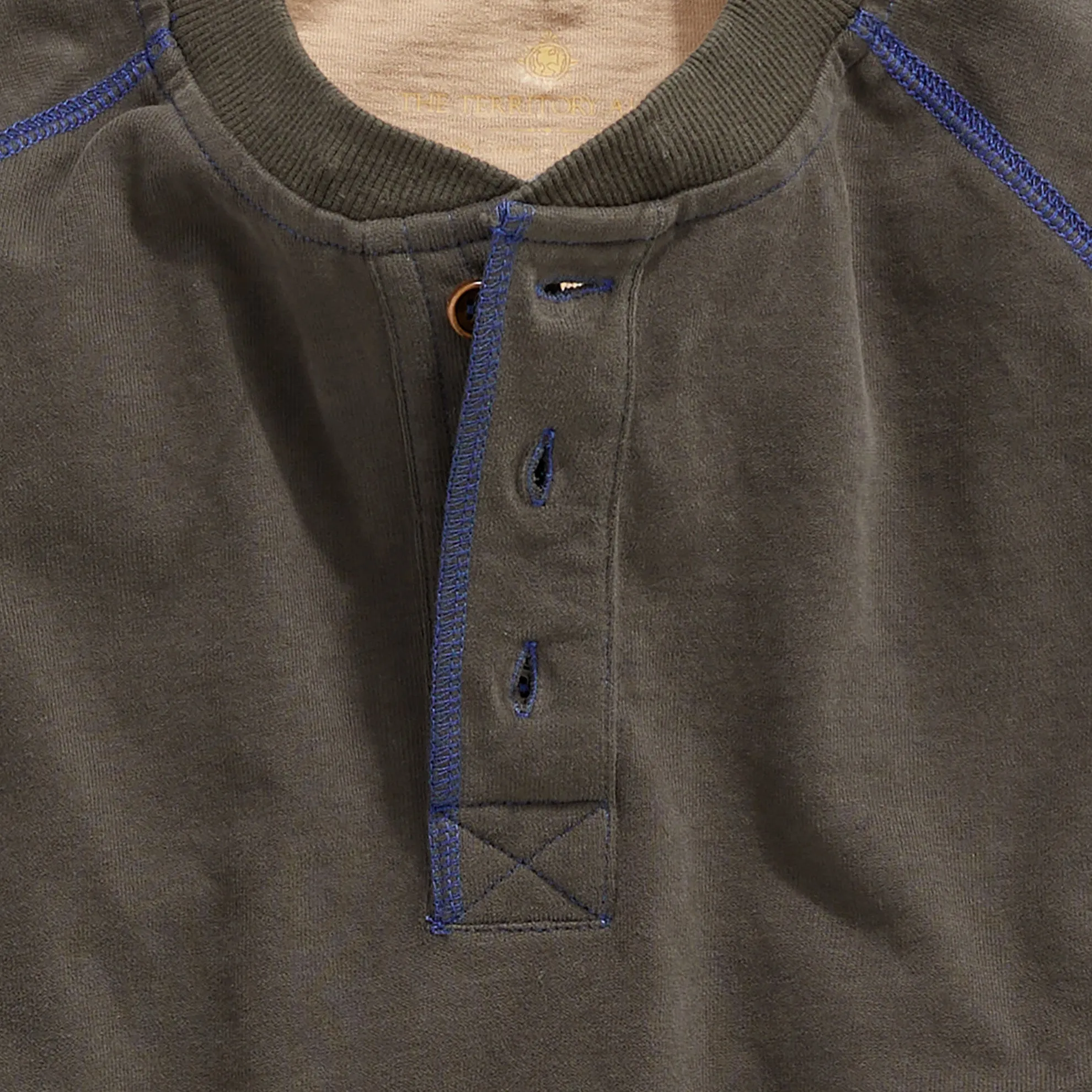 Apex Heavyweight Henley - Asphalt