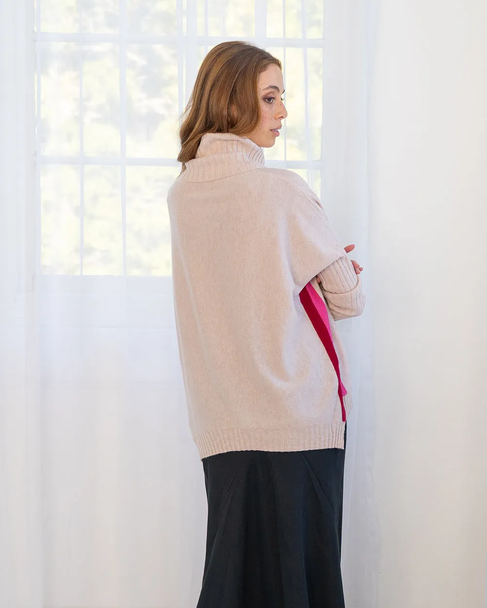 Arlington Milne Sinead Cashmere Knit - Speed Stripe Blush & Pink