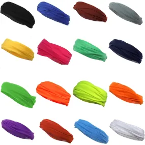 Assorted Neck Gaiter Headbands - 12 Pack