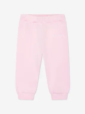 Balmain Baby Girls Logo Joggers in Pink