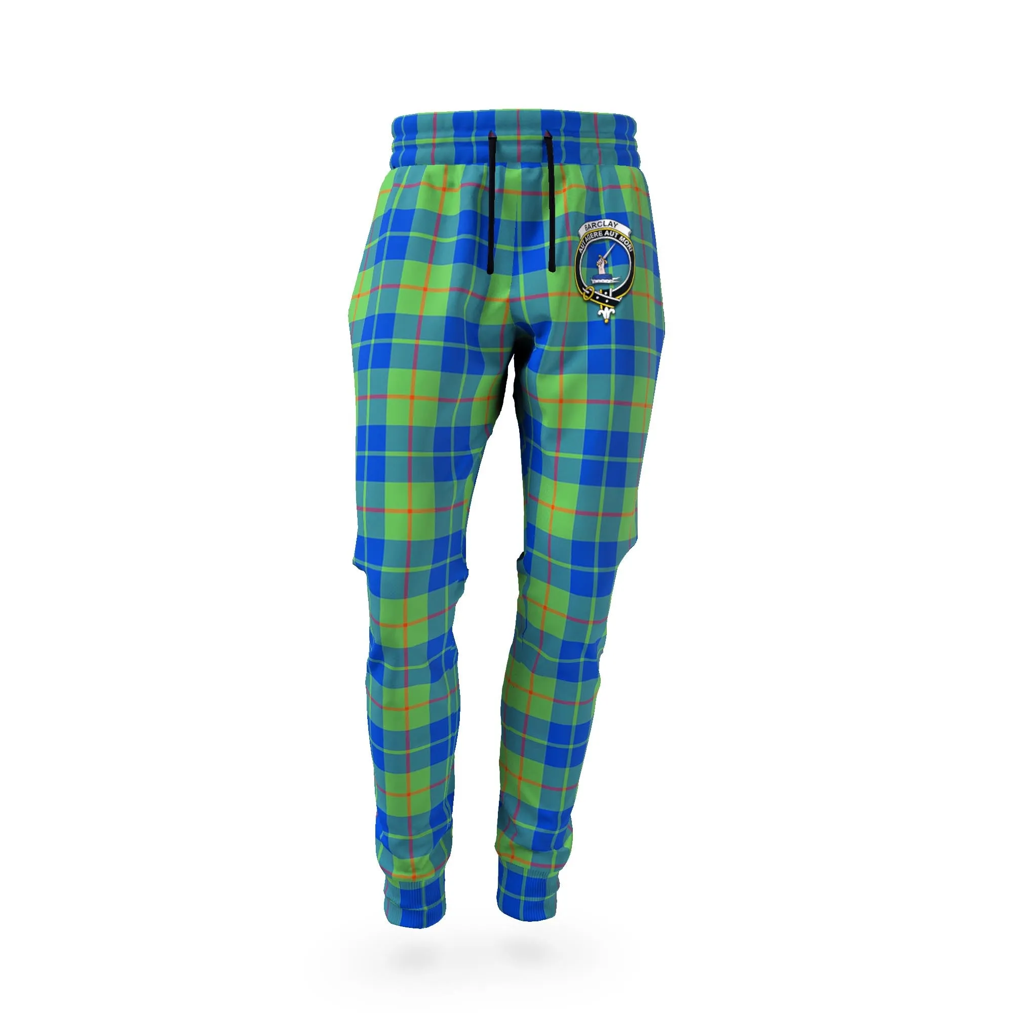 Barclay Hunting Ancient Tartan Joggers Pants with Family Crest