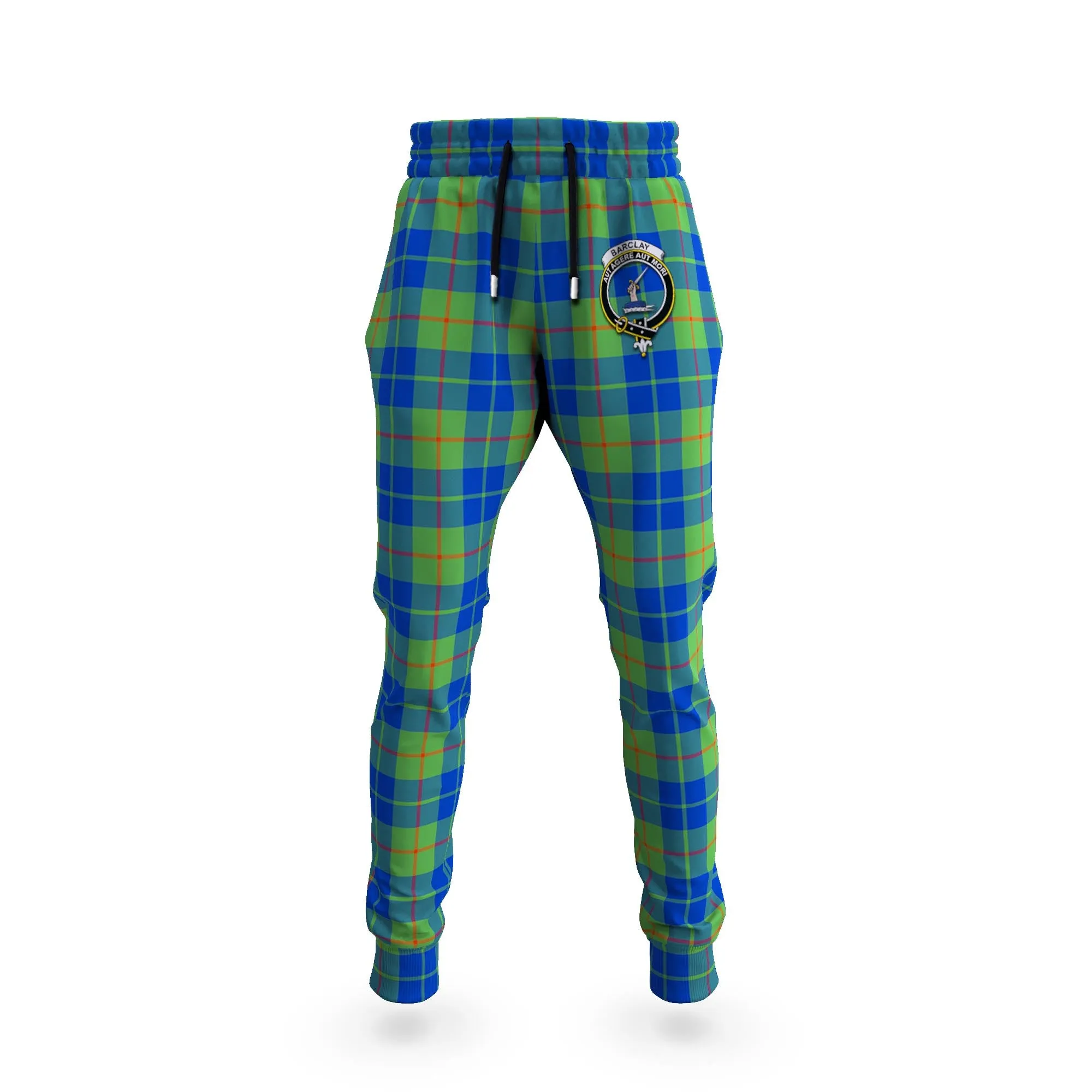 Barclay Hunting Ancient Tartan Joggers Pants with Family Crest