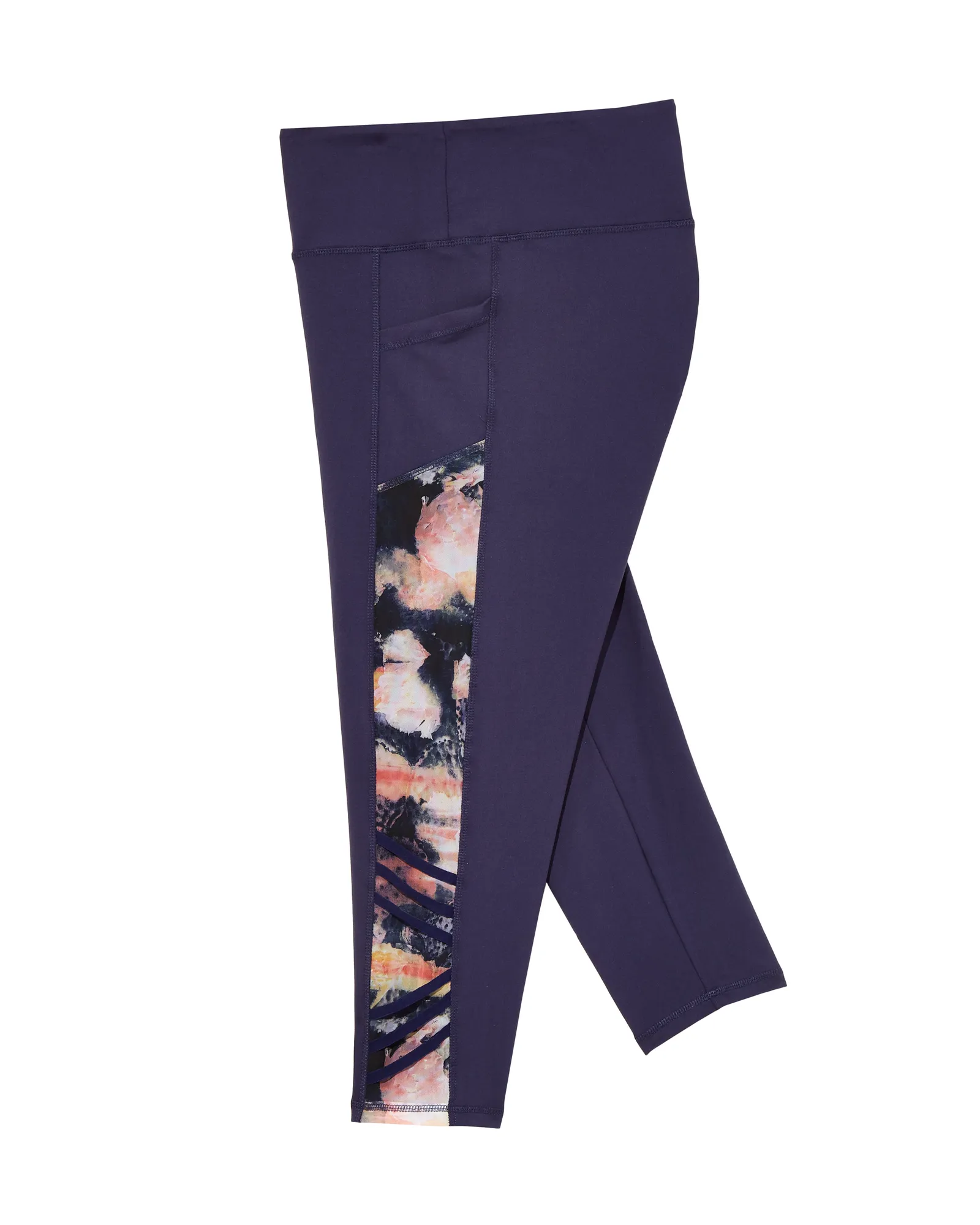 Baxter 7/8 Tights | Navy / Pink