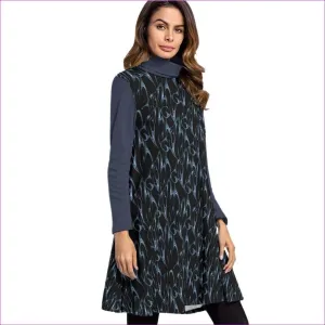 Bay Womens High Neck Dress With Long Sleeve