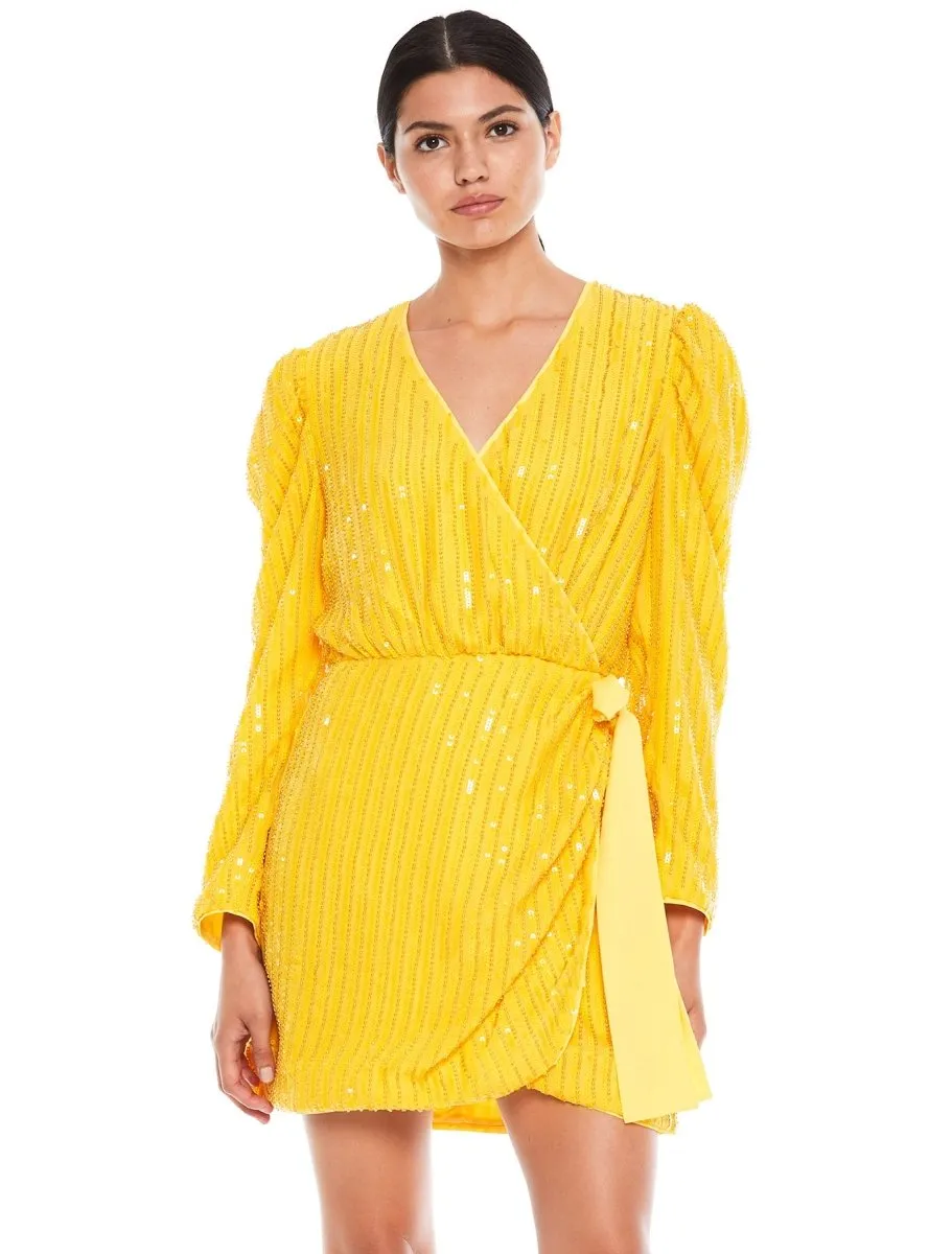 BEAMING L/S MINI DRESS