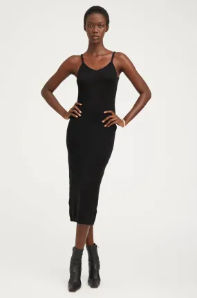 Black Cashmere Tank Dress