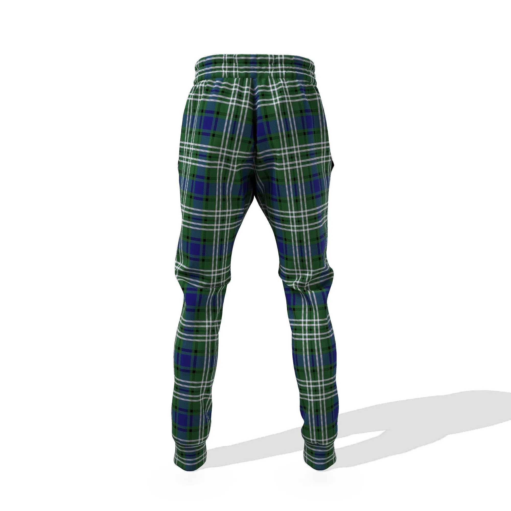 Blyth Tartan Joggers Pants with Family Crest