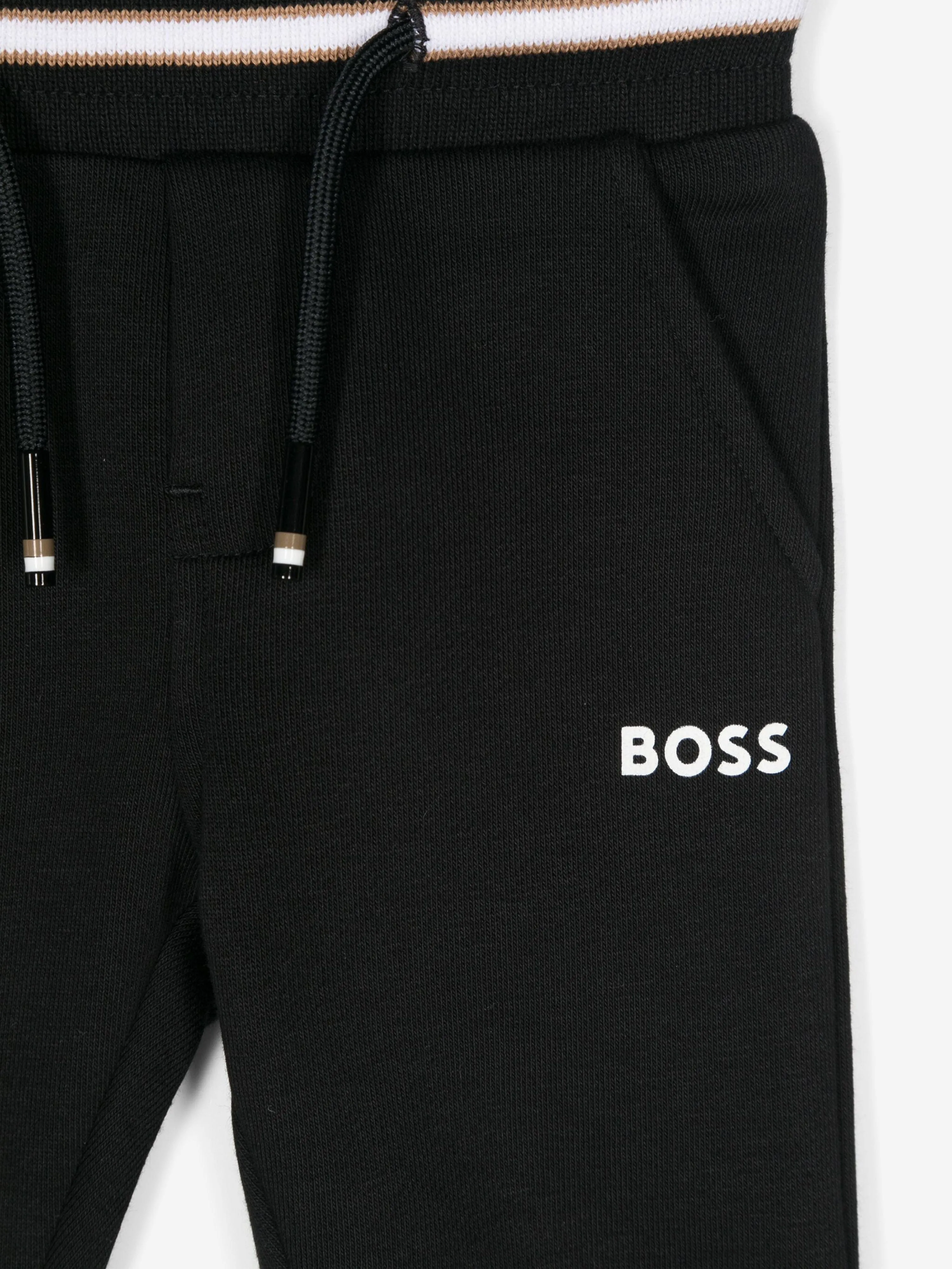 BOSS Baby Boys Logo Joggers in Black