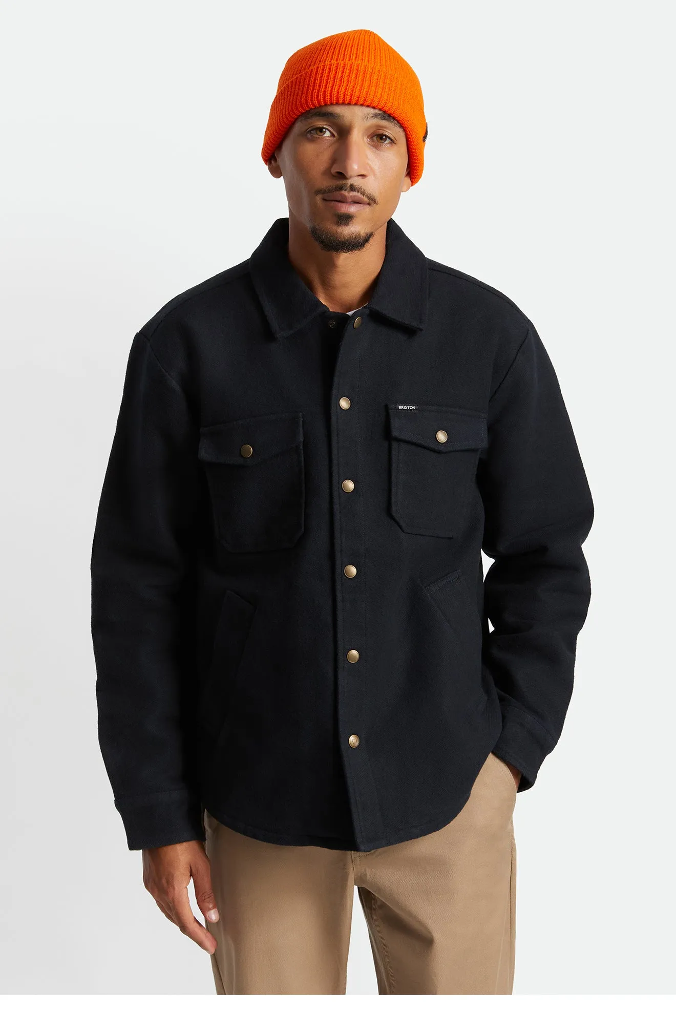 Bowery Sherpa Lined Jacket - Black