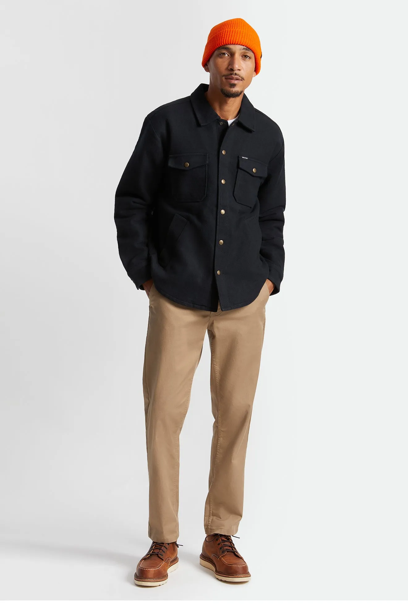 Bowery Sherpa Lined Jacket - Black