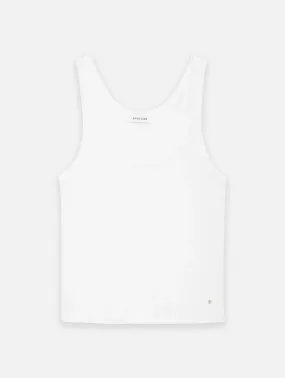 Brine Cashmere Blend Tank in Off White