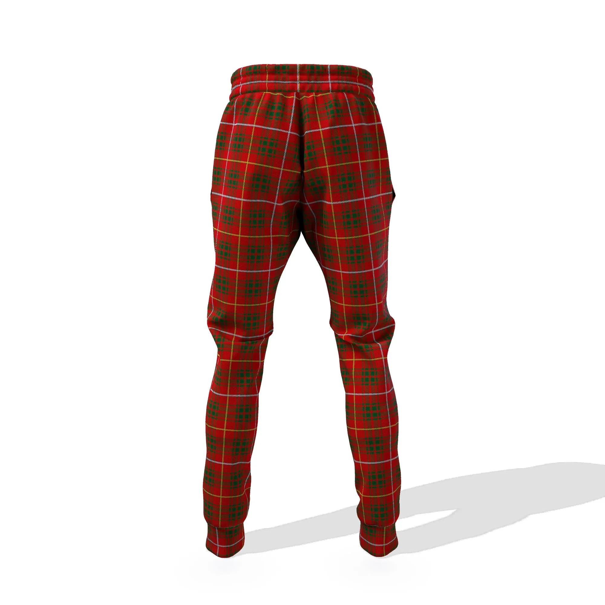 Bruce Tartan Joggers Pants with Family Crest