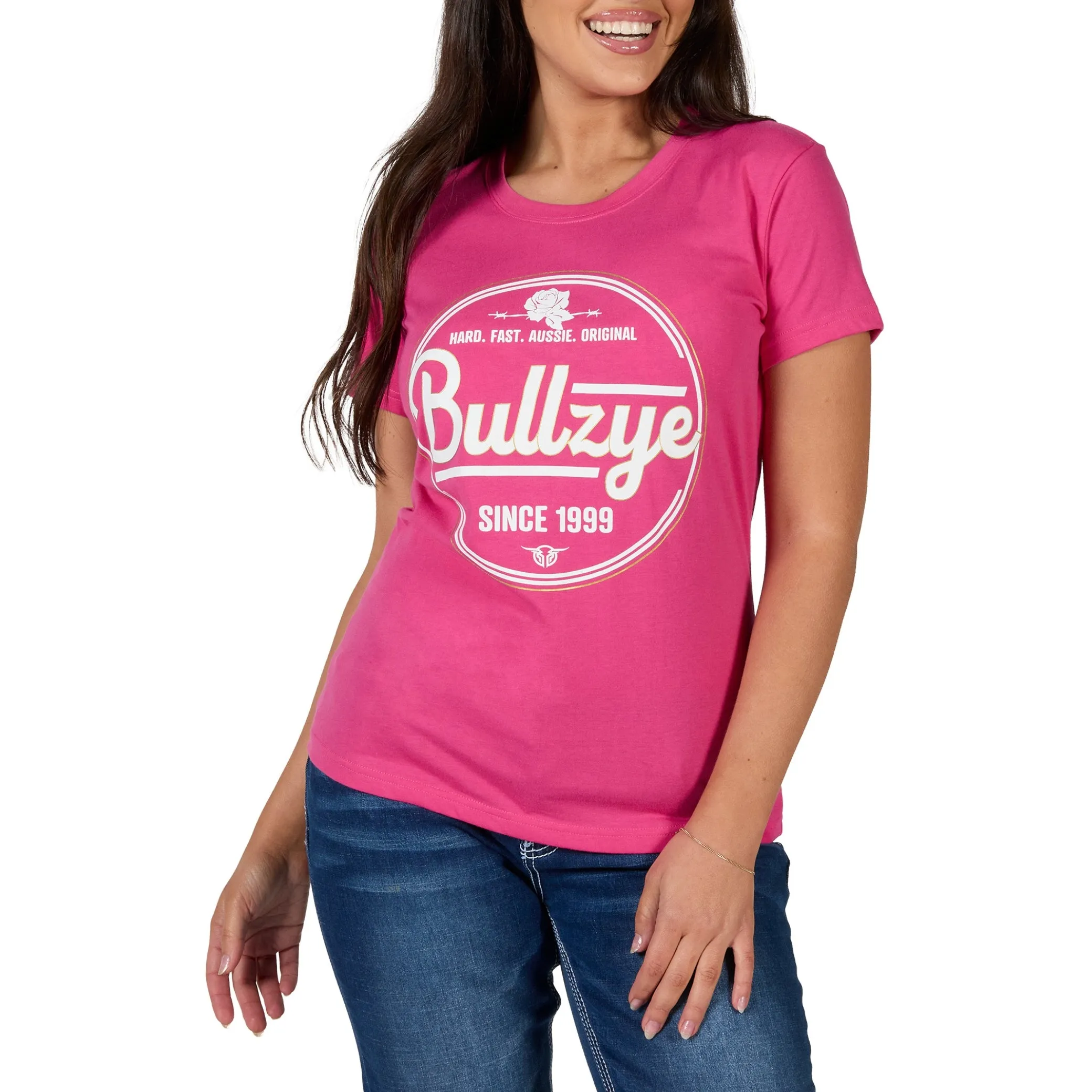 Bullzye Womens Riley Short Sleeve Tee