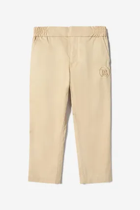 Burberry Boys Cotton Logo Joggers