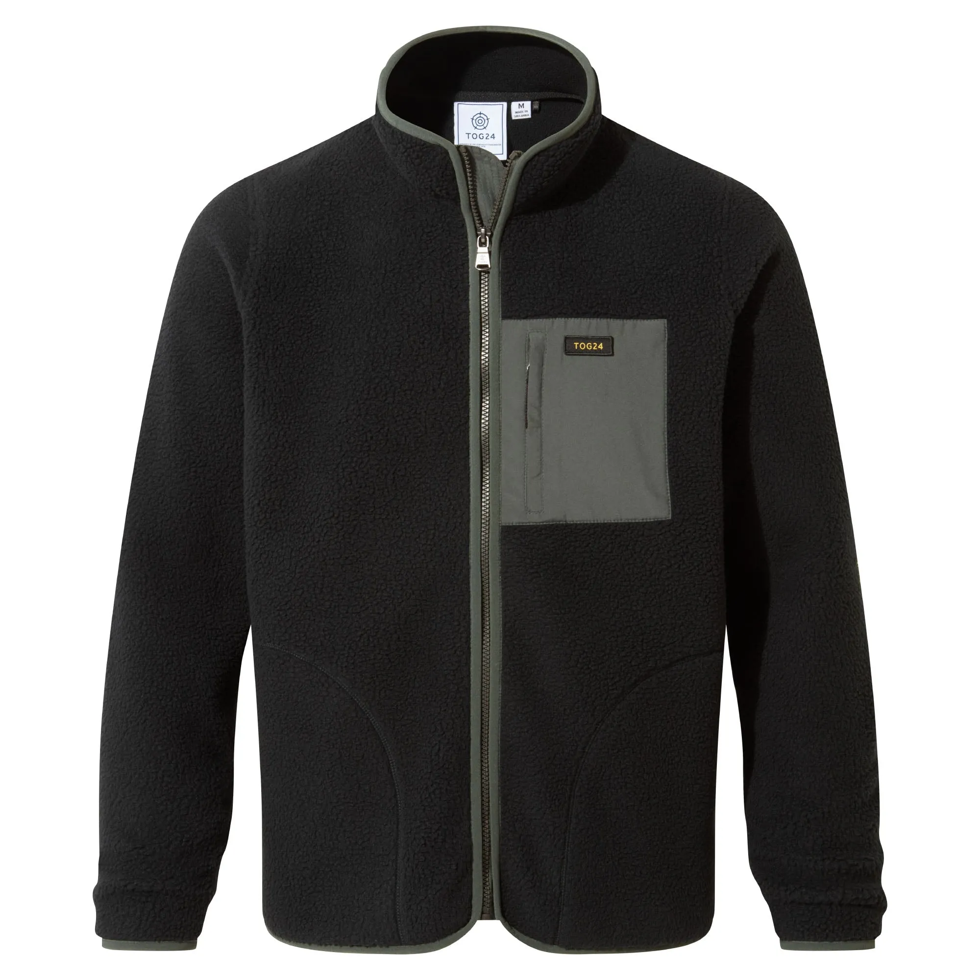 Cameron Mens Sherpa Fleece - Black