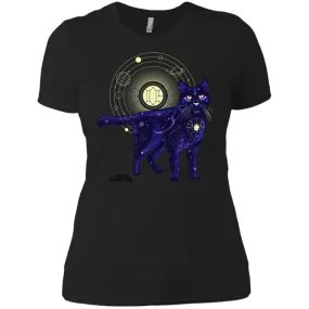 Captain Marvel Movie Goose Geometric Galaxy Women Cotton T-Shirt