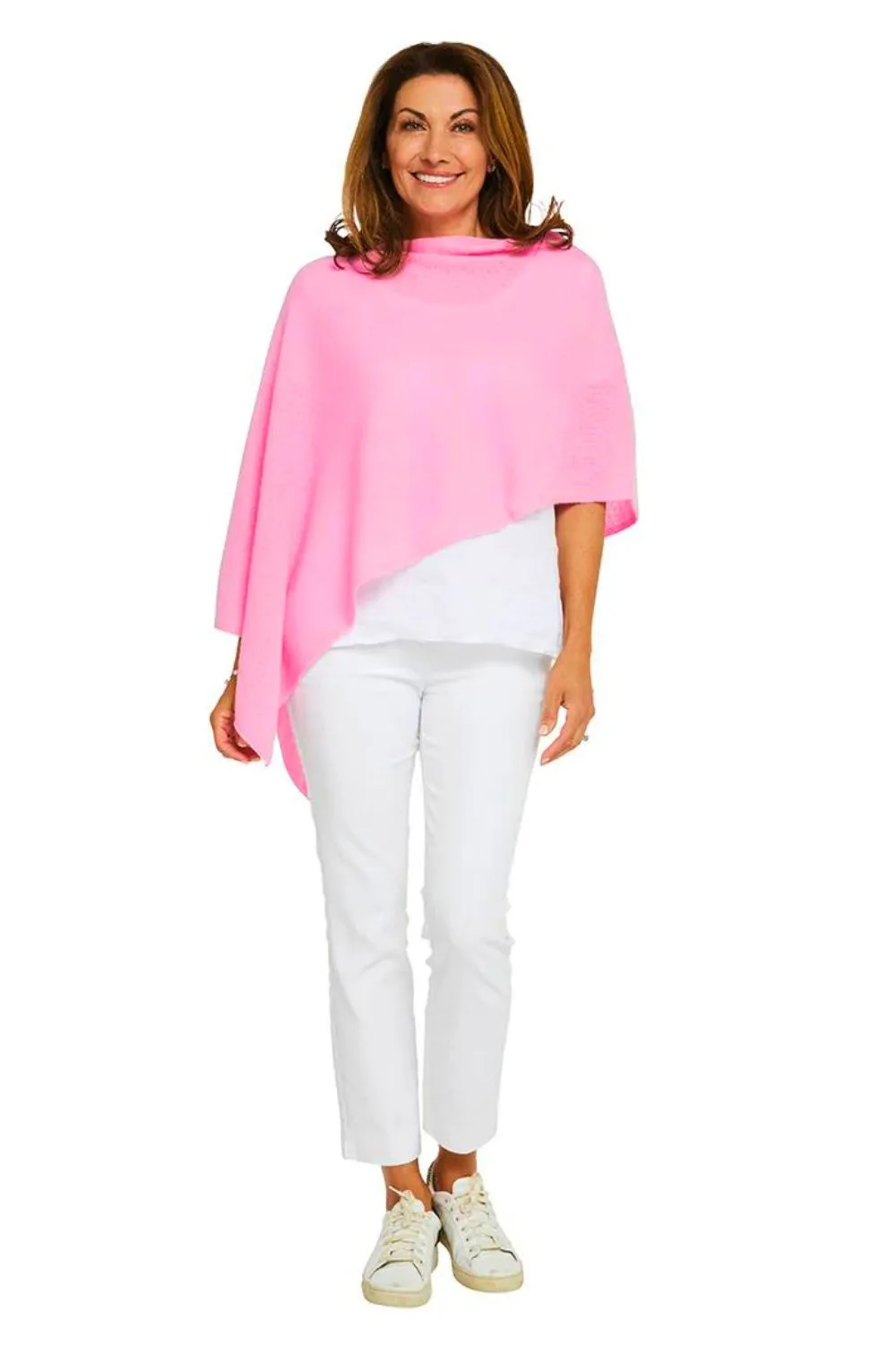 Cashmere Topper | Glam Pink