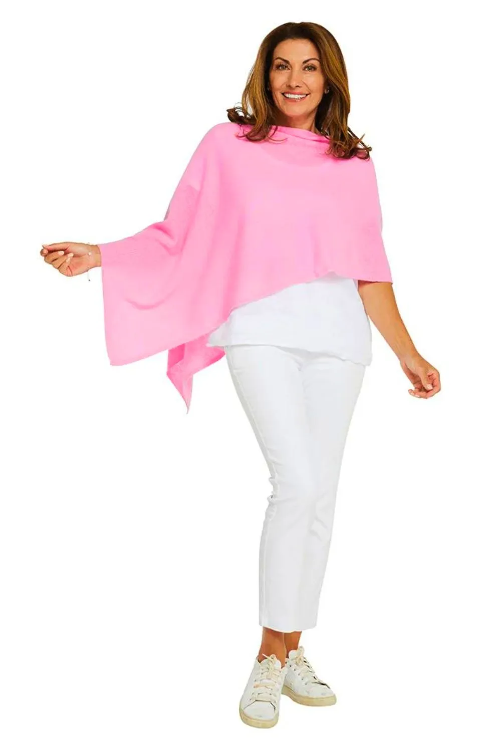 Cashmere Topper | Glam Pink