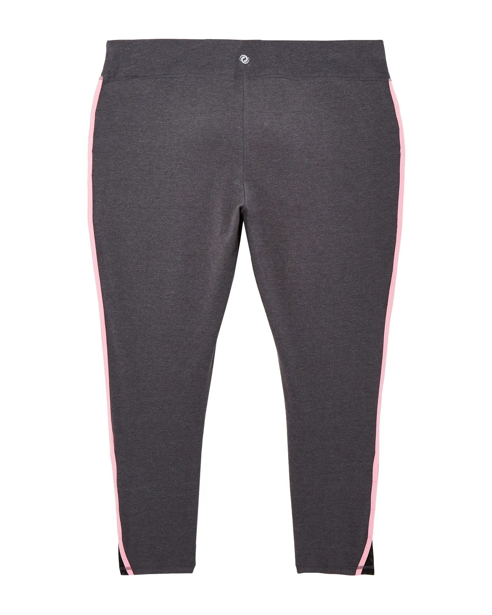 Chambers Tights with Side Details | Charcoal Grey / Pink