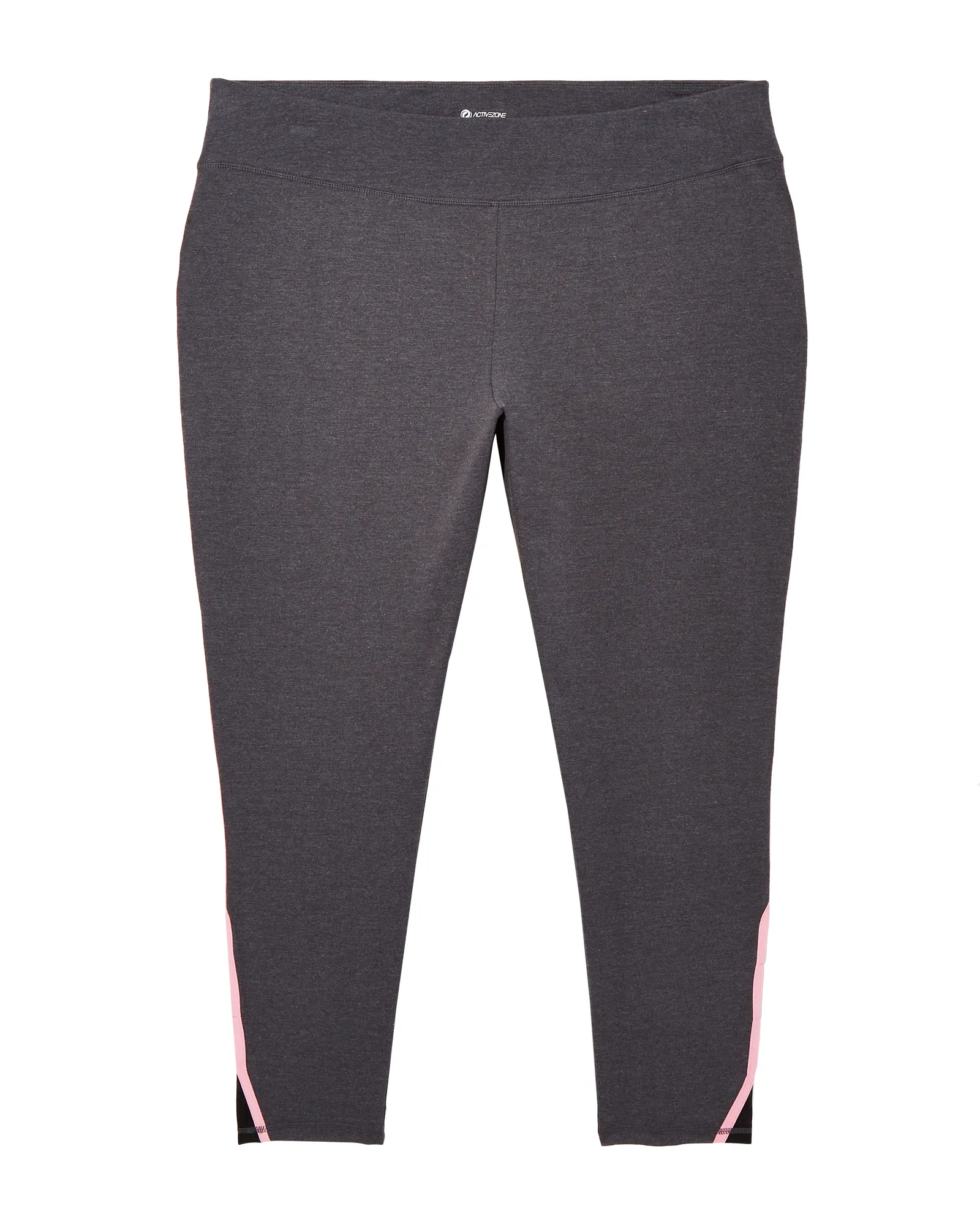 Chambers Tights with Side Details | Charcoal Grey / Pink