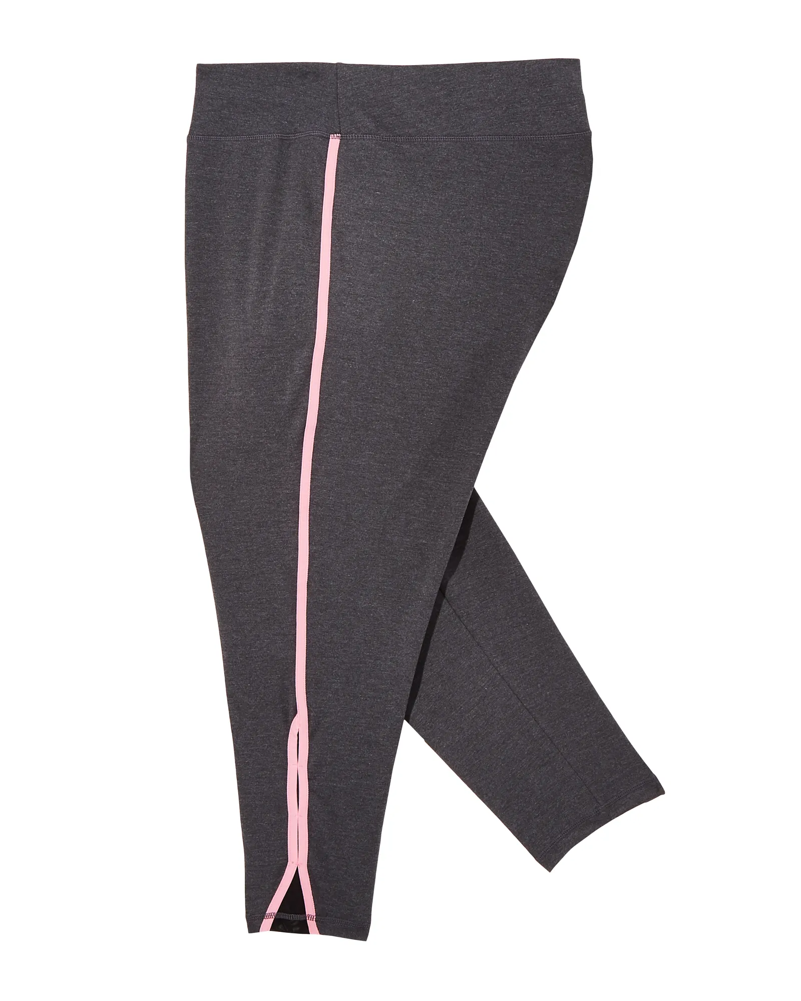 Chambers Tights with Side Details - Petite | Charcoal Grey / Pink