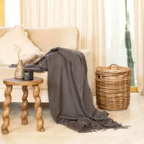 CleanBamboo® Vegan Cashmere Woven Throw Blanket