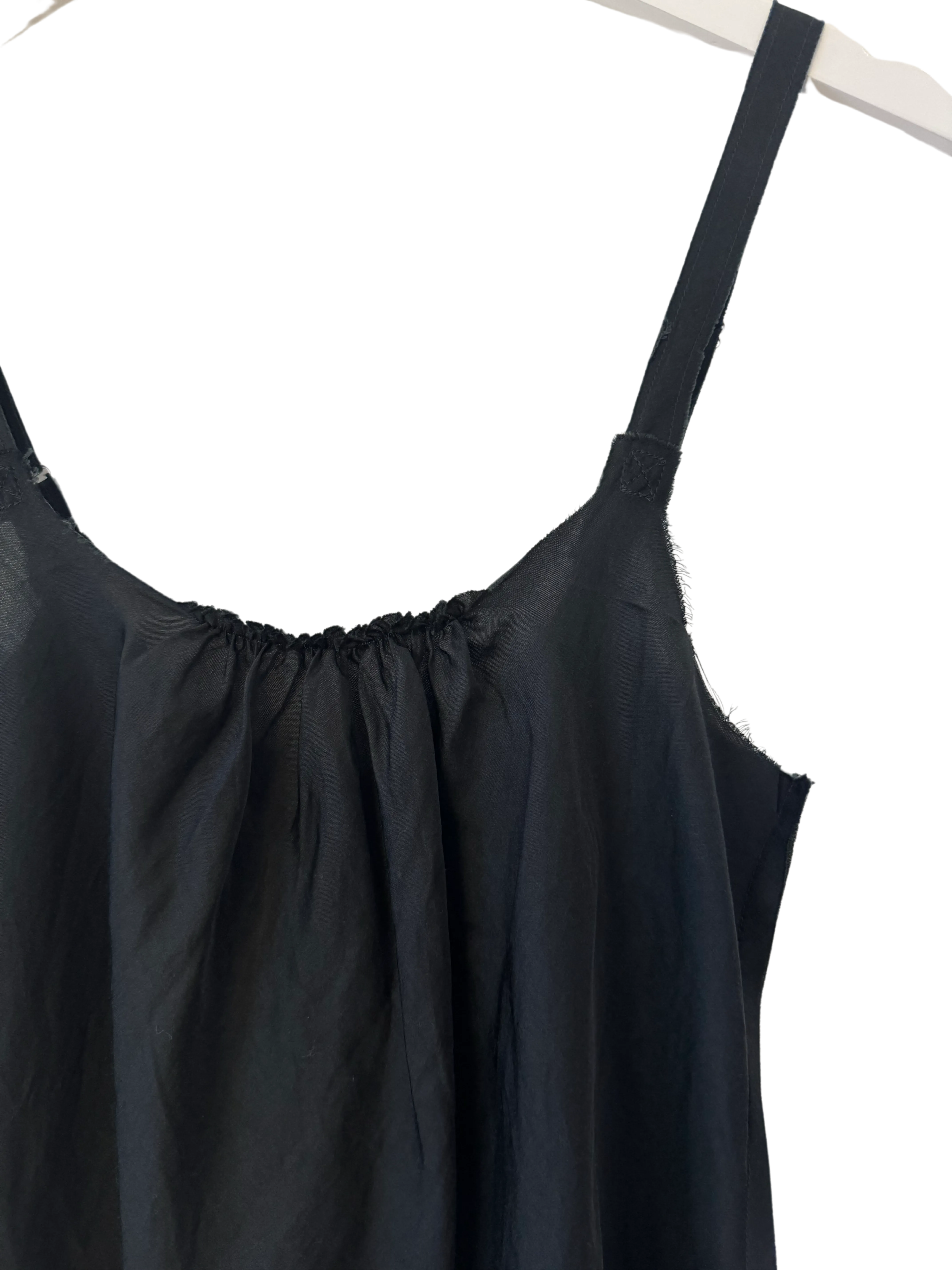 Coal Silk Strap Cami