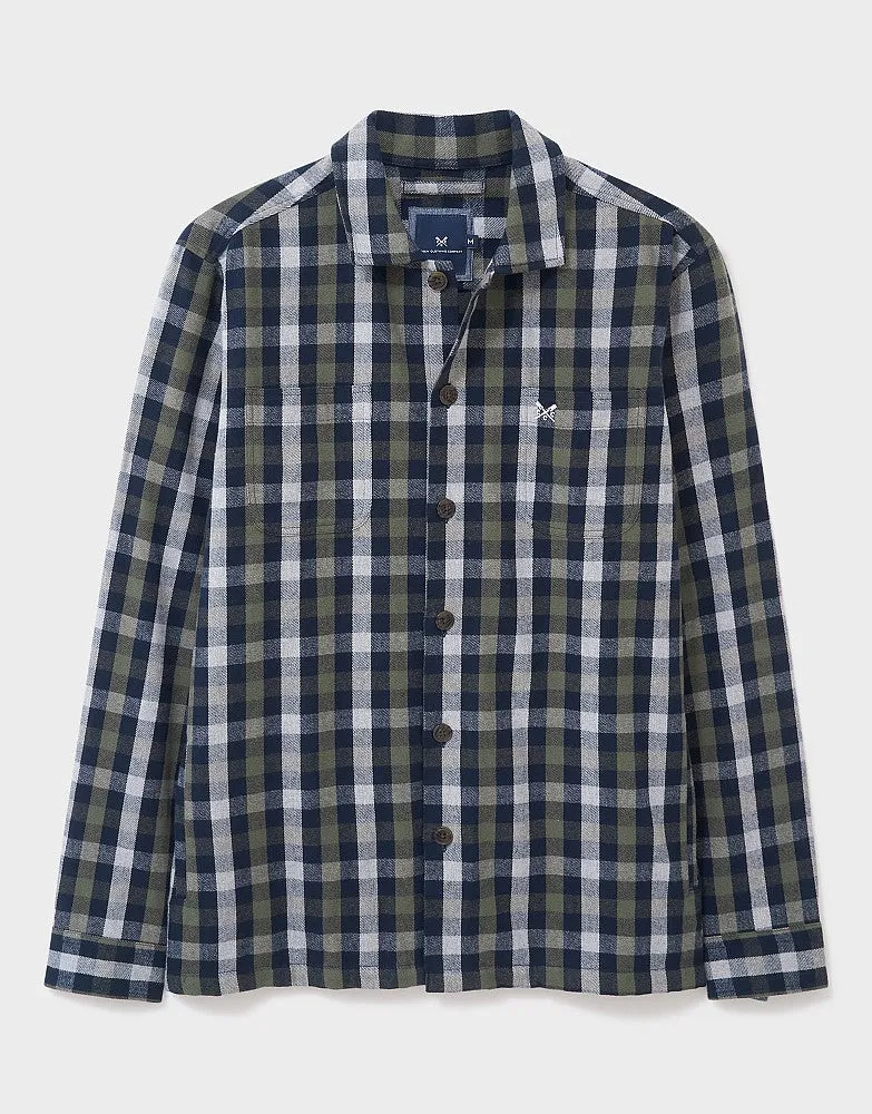 Crew Clothing Stanford Check Shacket