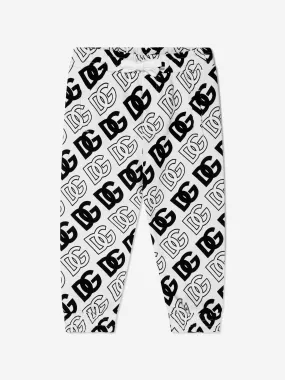 Dolce & Gabbana Baby All Over Logo Print Joggers