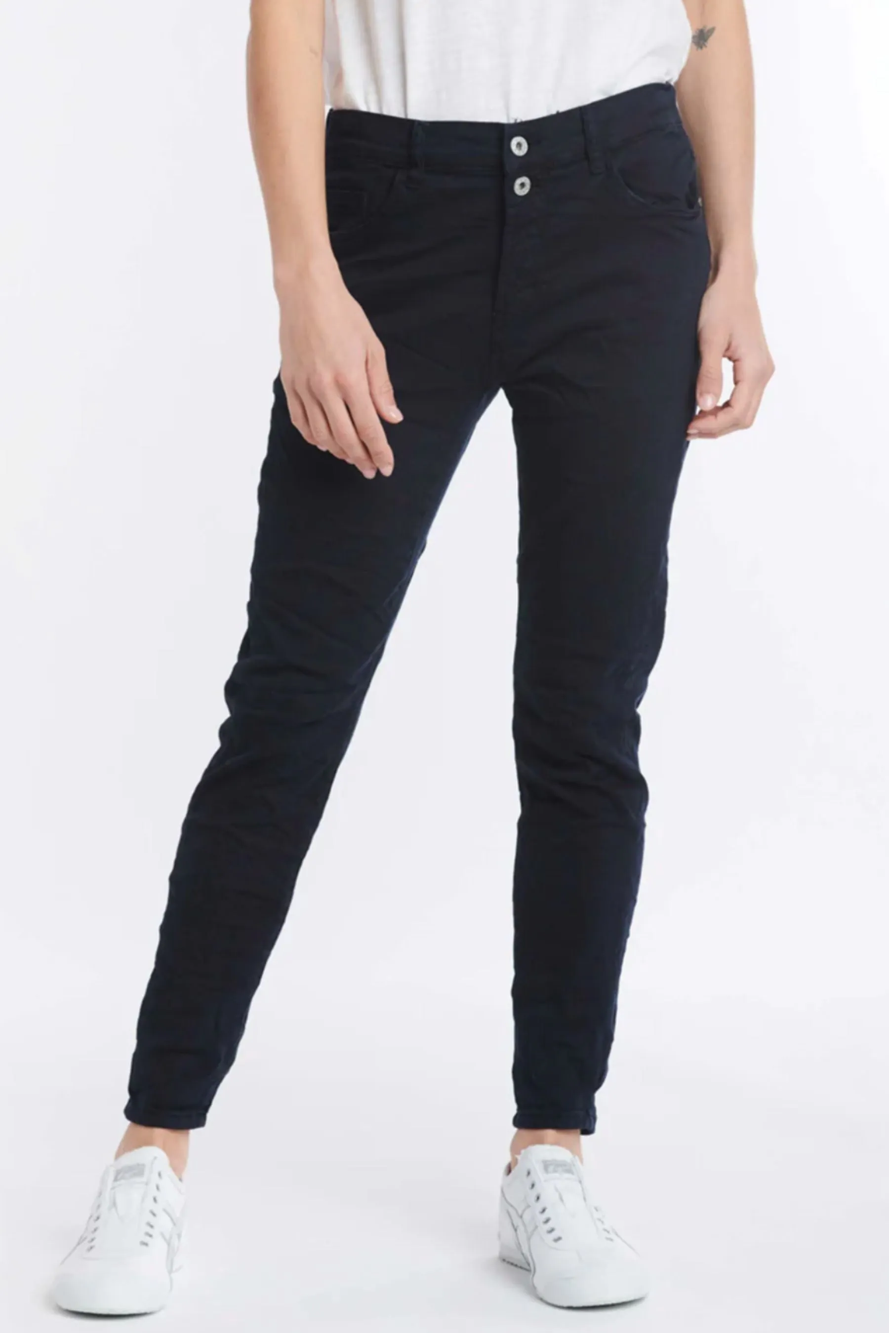 Emma Coloured Jean | Navy