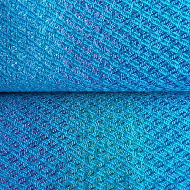 Facette Prism wool Woven Wrap by Didymos