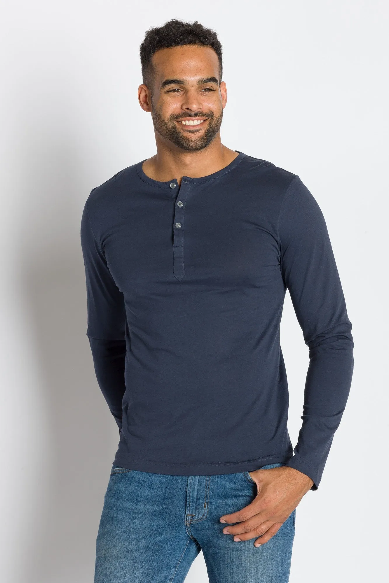 Frank | Men's Long Sleeve Henley