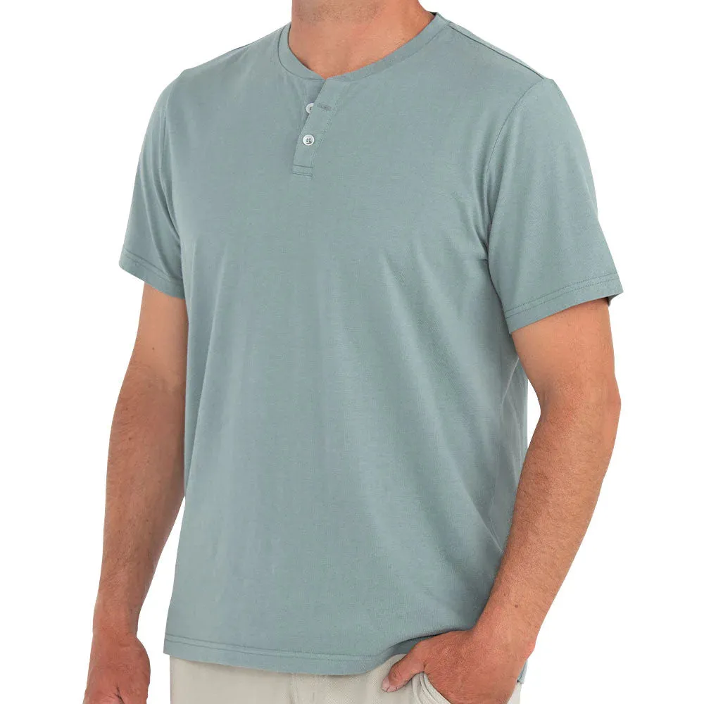 Free Fly Men's Heritage Short Sleeve Henley Shirt