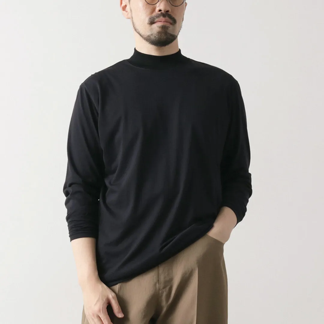 FYNELYNE ENGINEERED BY LIFILL / Cotton Long Sleeve Mock Neck T-Shirt