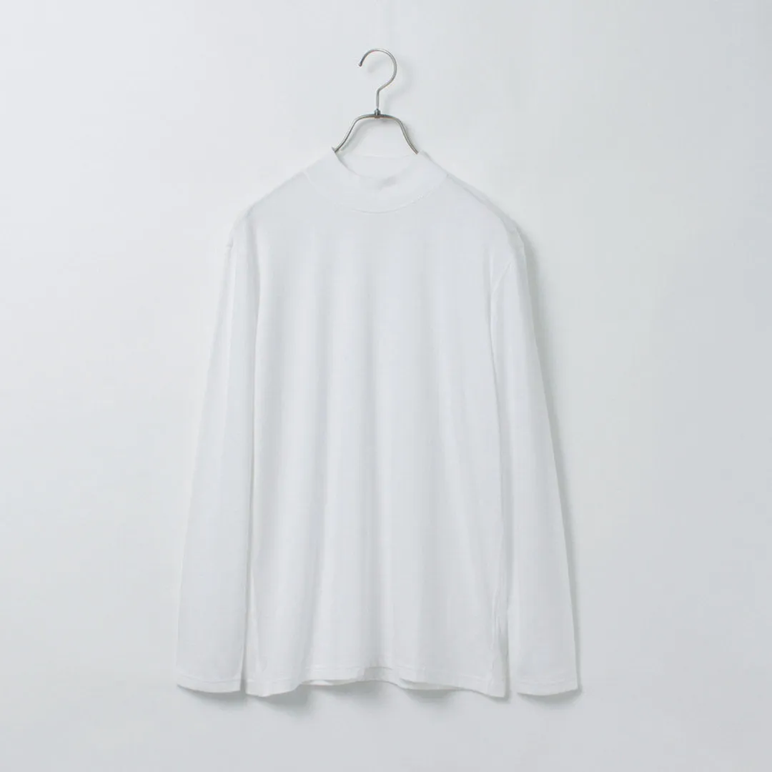 FYNELYNE ENGINEERED BY LIFILL / Cotton Long Sleeve Mock Neck T-Shirt