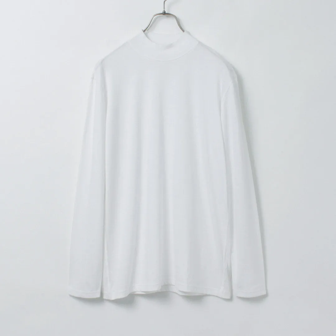 FYNELYNE ENGINEERED BY LIFILL / Cotton Long Sleeve Mock Neck T-Shirt