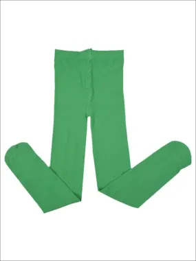 Girls Bright Green Tights