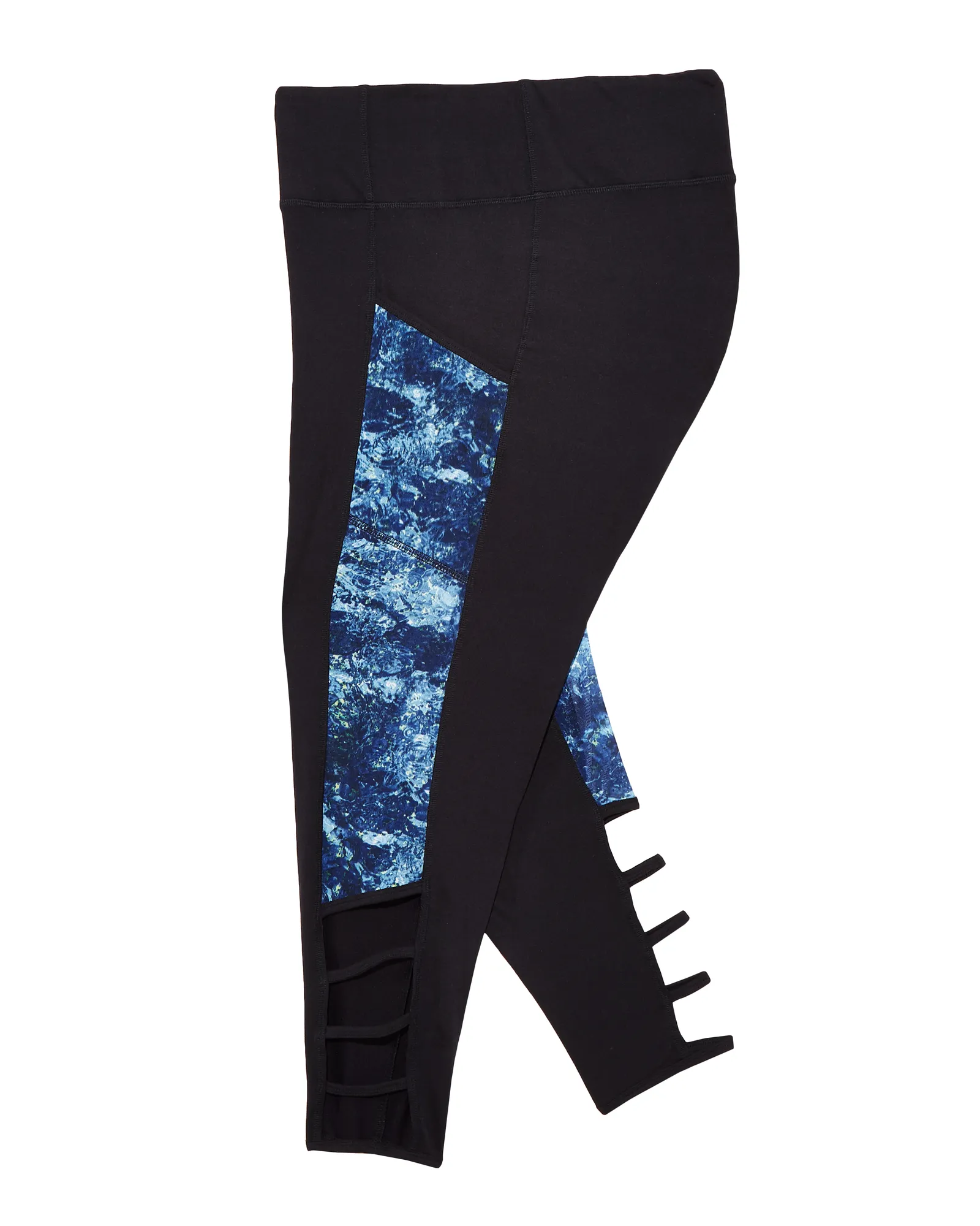 Granada 7/8 Tights | Navy / Royal Blue