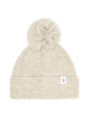 Hannah Bobble Hat - Irish Cream