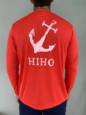 HIHO Anchor UPF50 Shirt - Sunset Red