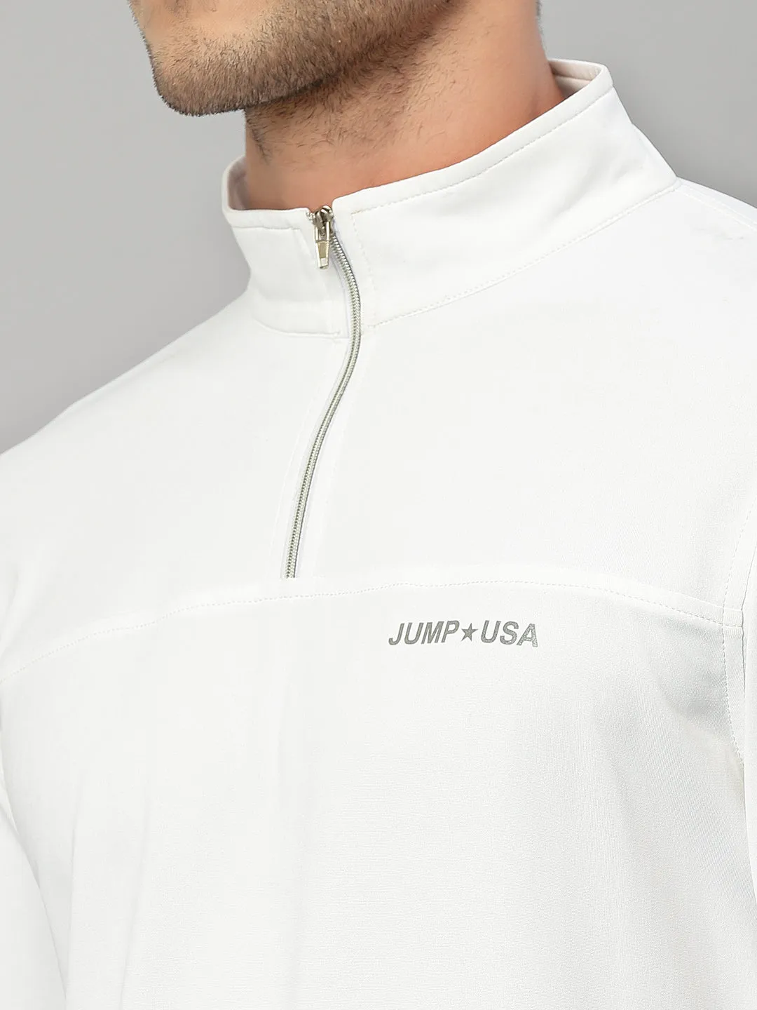 JUMP USA Outdoor Men Rapid-Dry Solid T-Shirts