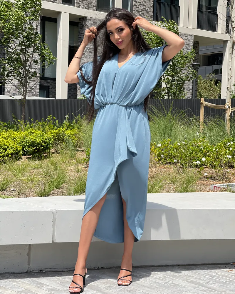 Karmen Frill Wrap Dress