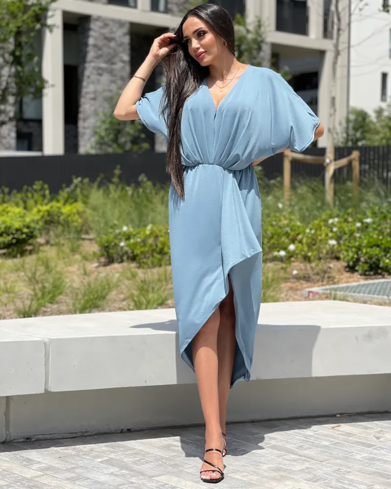 Karmen Frill Wrap Dress