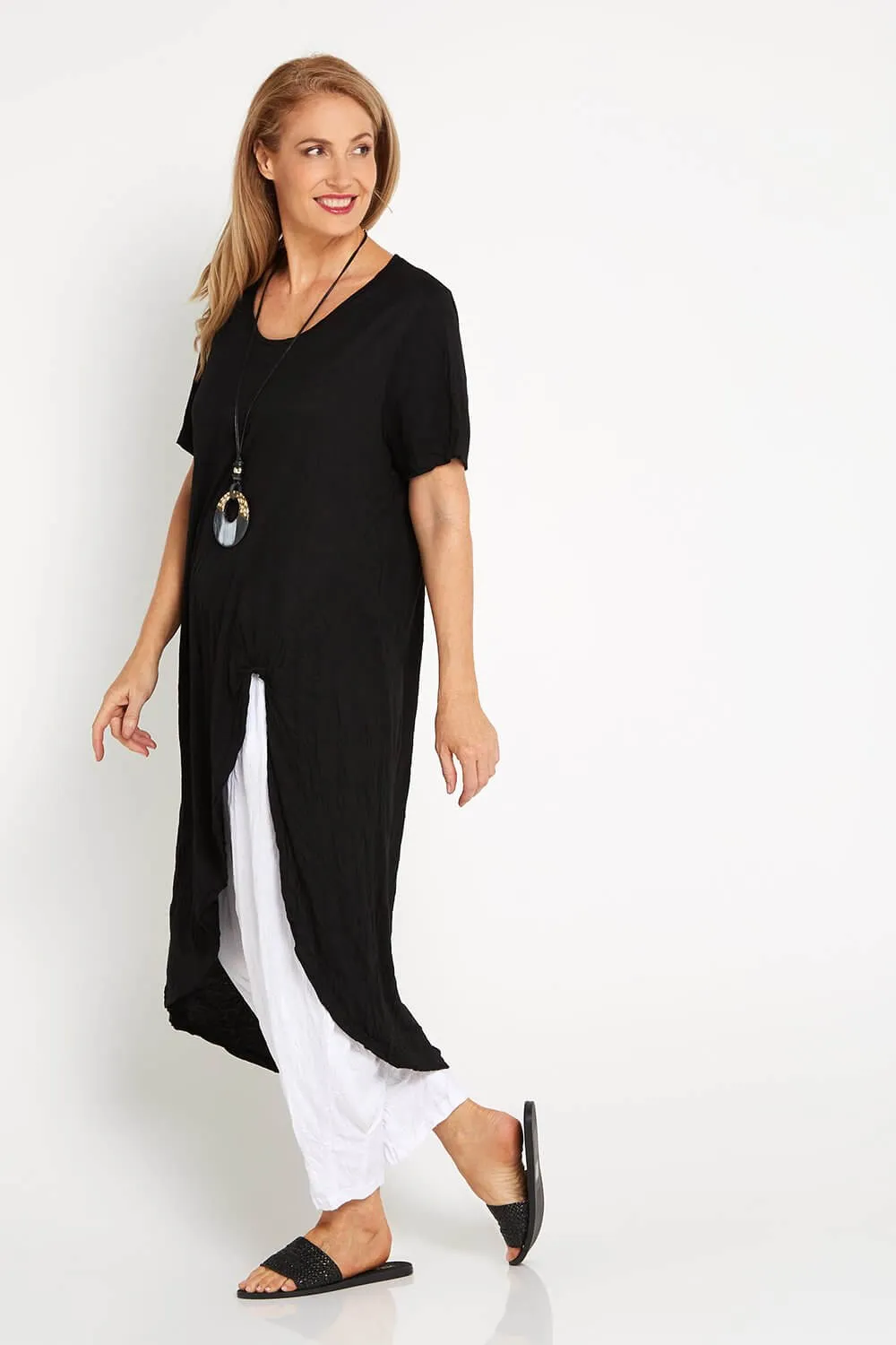 Koda Tunic Top - Black